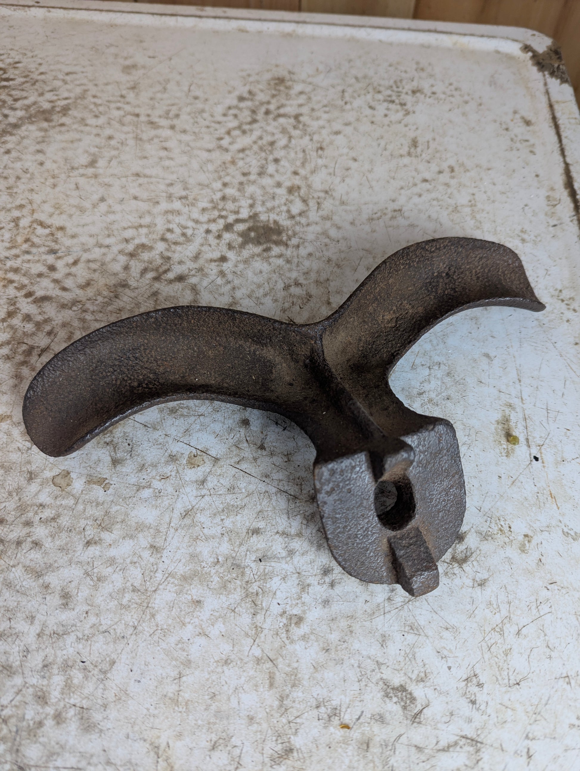 Antique Cast Iron Horse Drawn Buggy Carriage Step - view 7