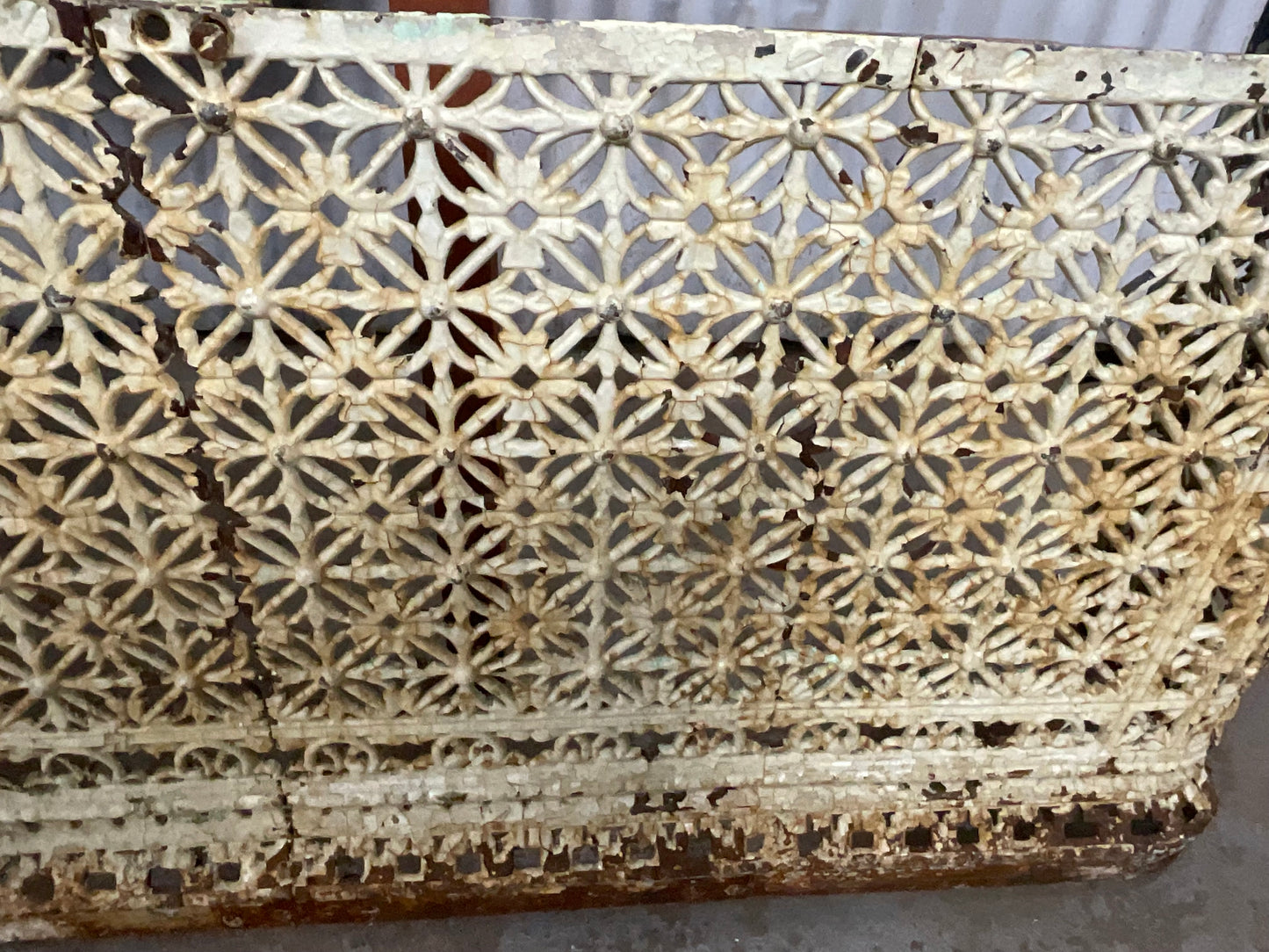 Antique Cast Iron Rad Cover - view 6