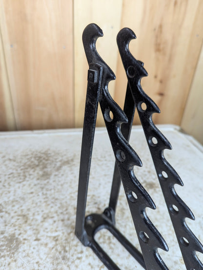 Antique Cast Iron Tool Rack General Hardware Store Display