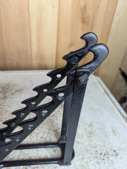 Antique Cast Iron Tool Rack General Hardware Store Display - view 2