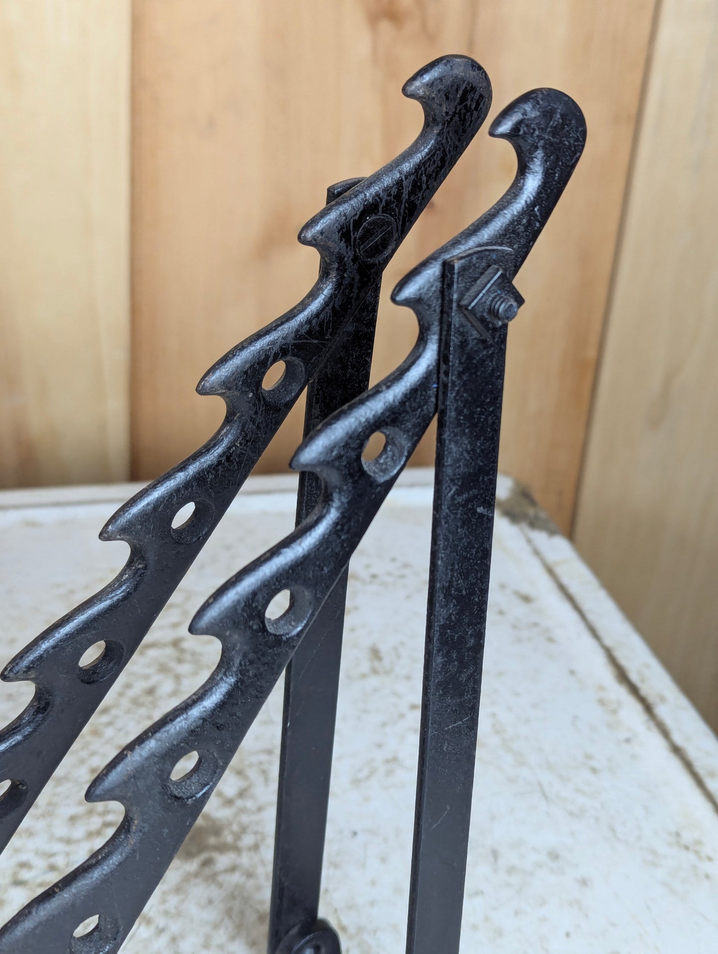 Antique Cast Iron Tool Rack General Hardware Store Display - view 3