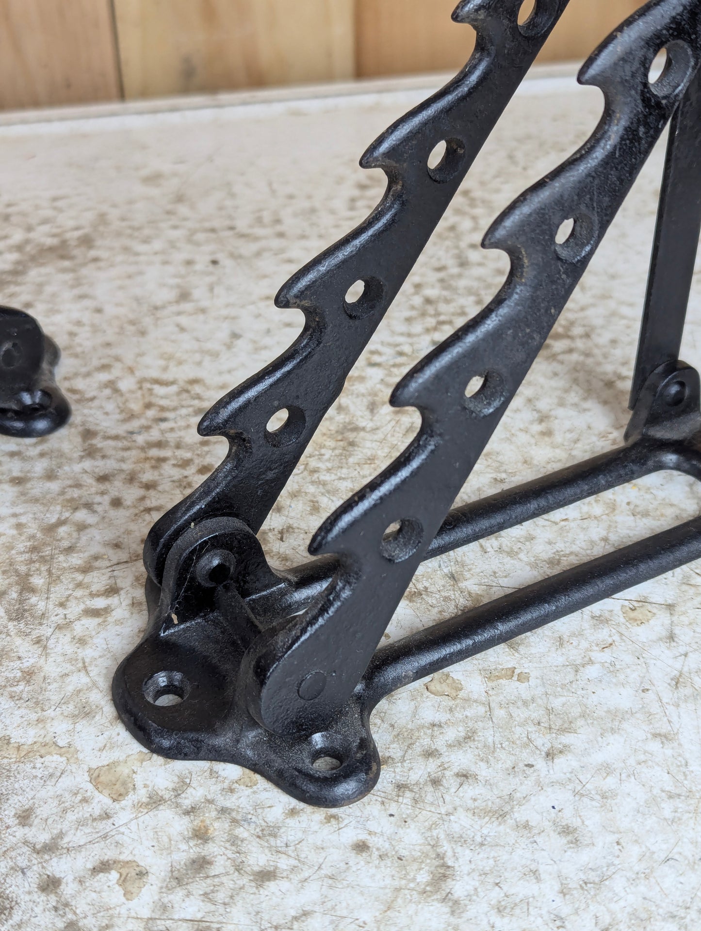 Antique Cast Iron Tool Rack General Hardware Store Display - view 4