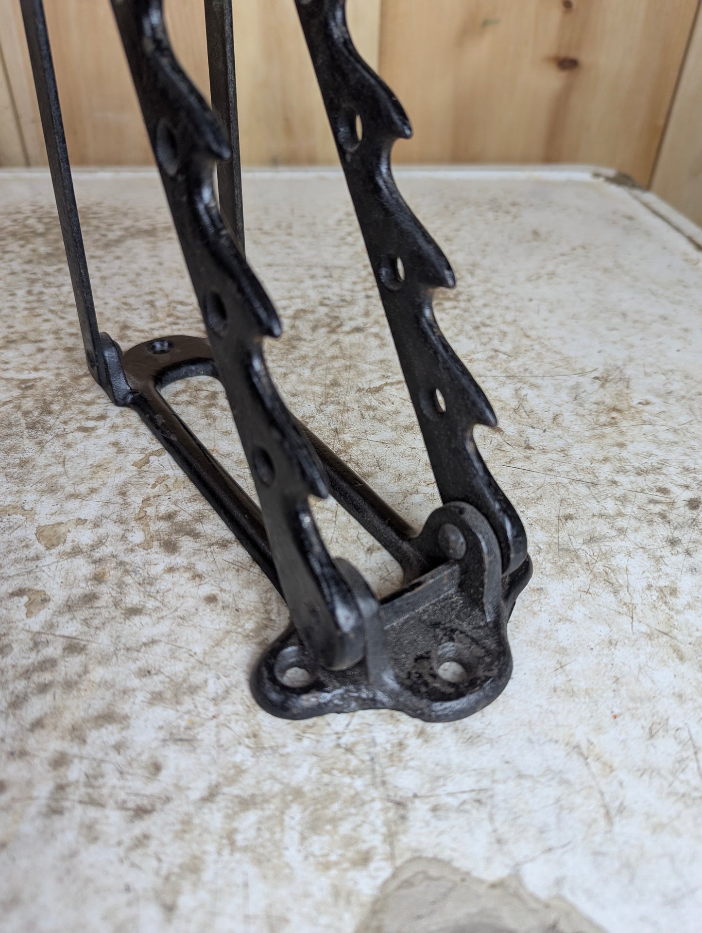 Antique Cast Iron Tool Rack General Hardware Store Display - view 8