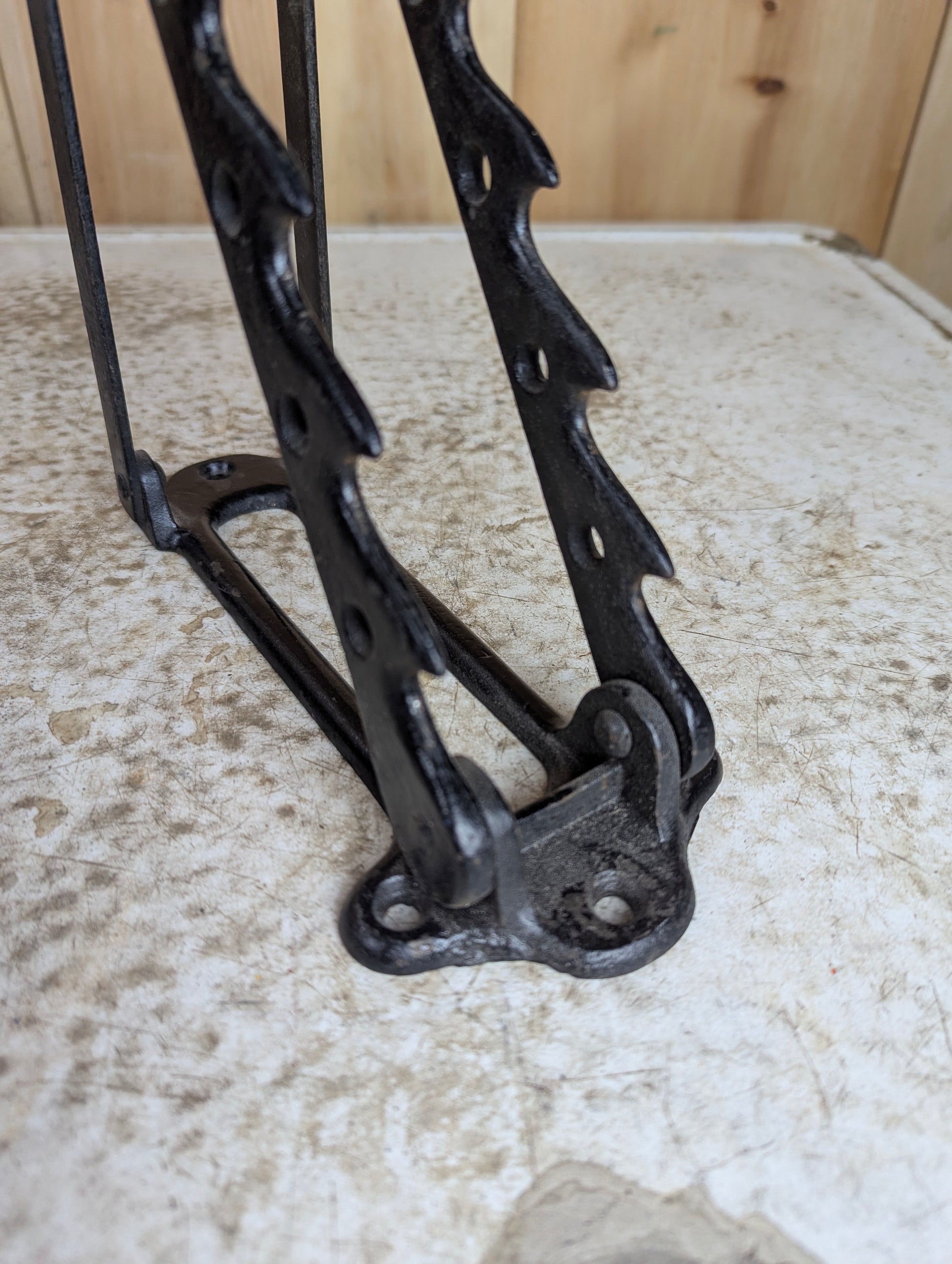 Antique Cast Iron Tool Rack General Hardware Store Display - view 8