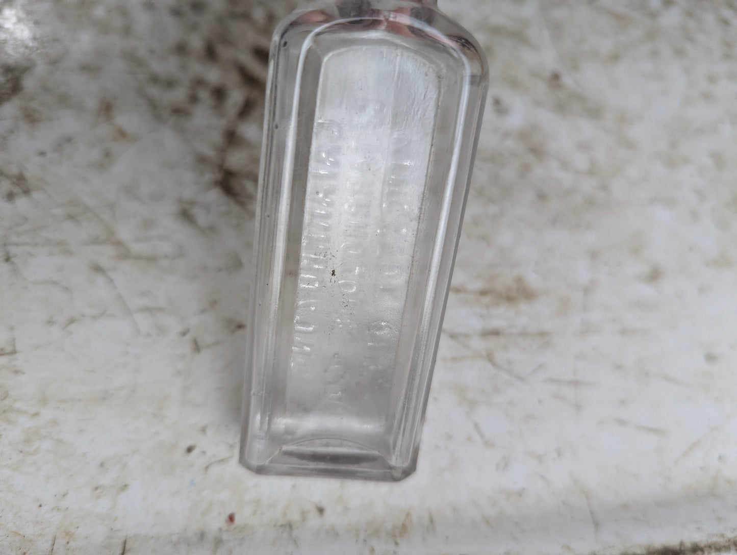Antique Catarrhozone Patent Medicine Manganese Glass Bottle - view 3