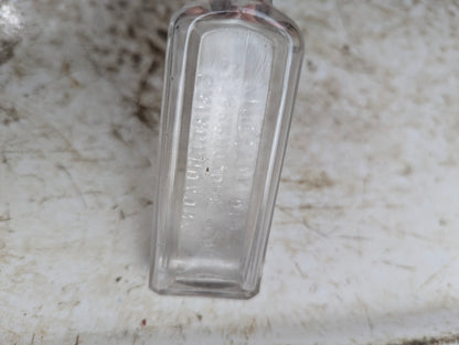 Antique Catarrhozone Patent Medicine Manganese Glass Bottle - view 3