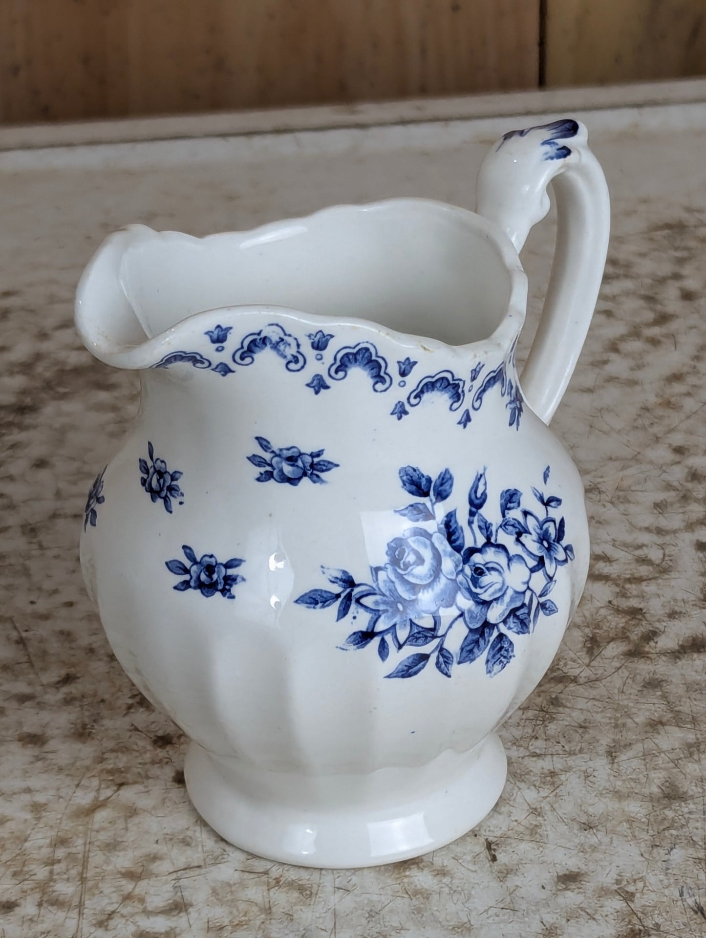 Antique Chatsworth Classic White Milk Cream Pitcher - view 2