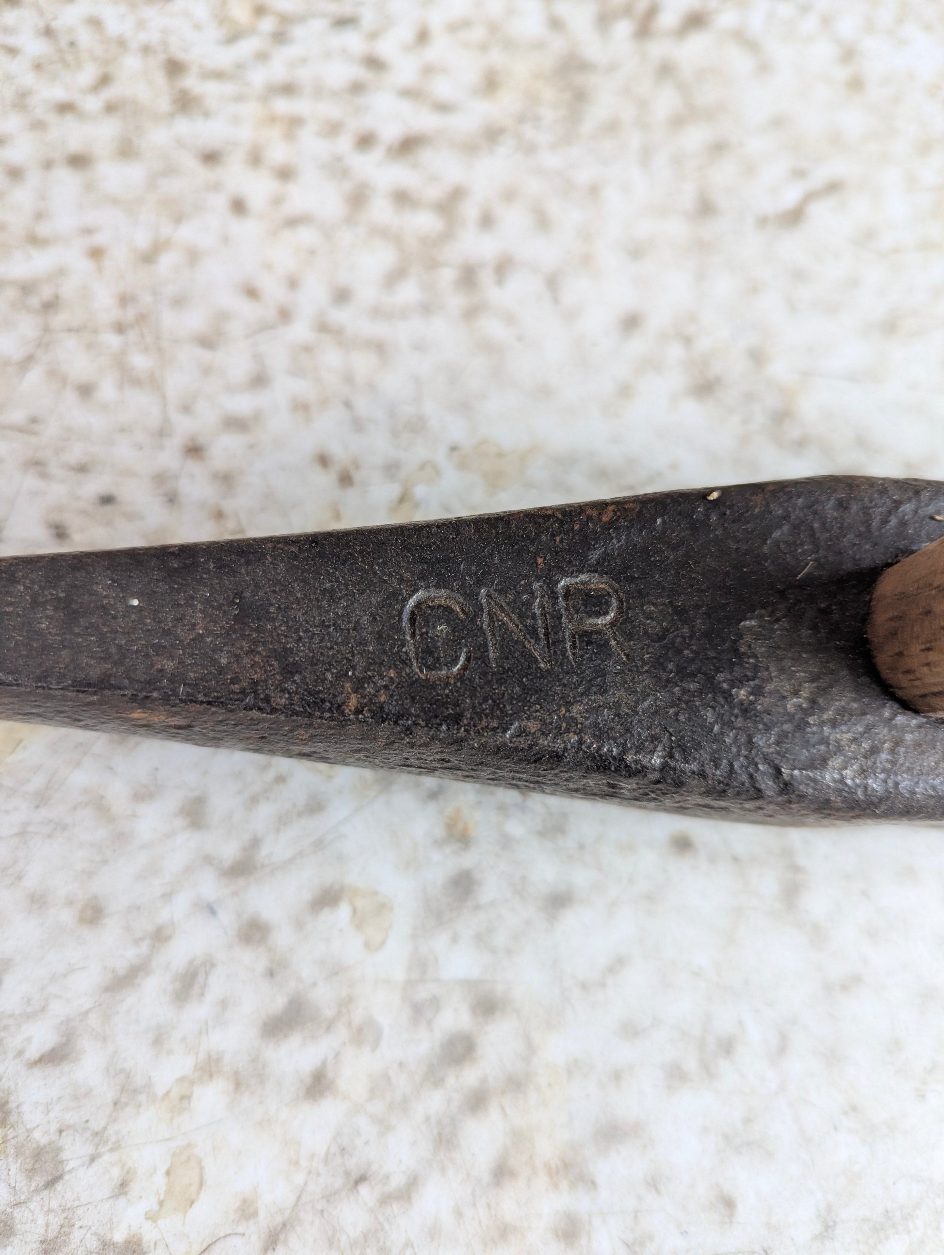 Antique CNR 36" Railroad Spike Maul Sledge Hammer - view 2