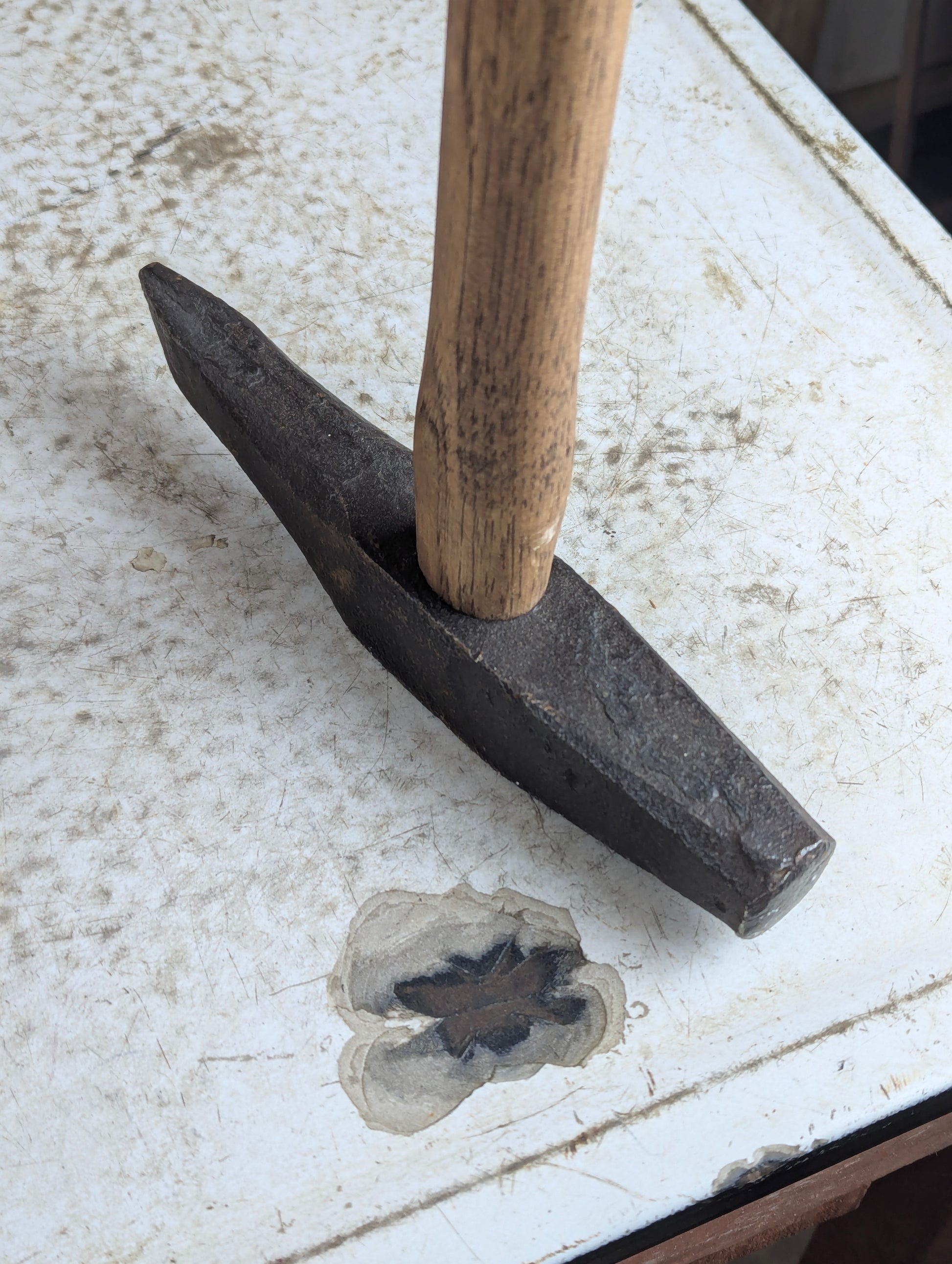 Antique CNR Embossed 36" Railroad Spike Maul Sledge Hammer - view 4