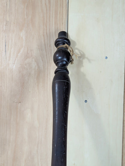 Antique Copper Bed Warmer Pan with Wood Handle - view 4