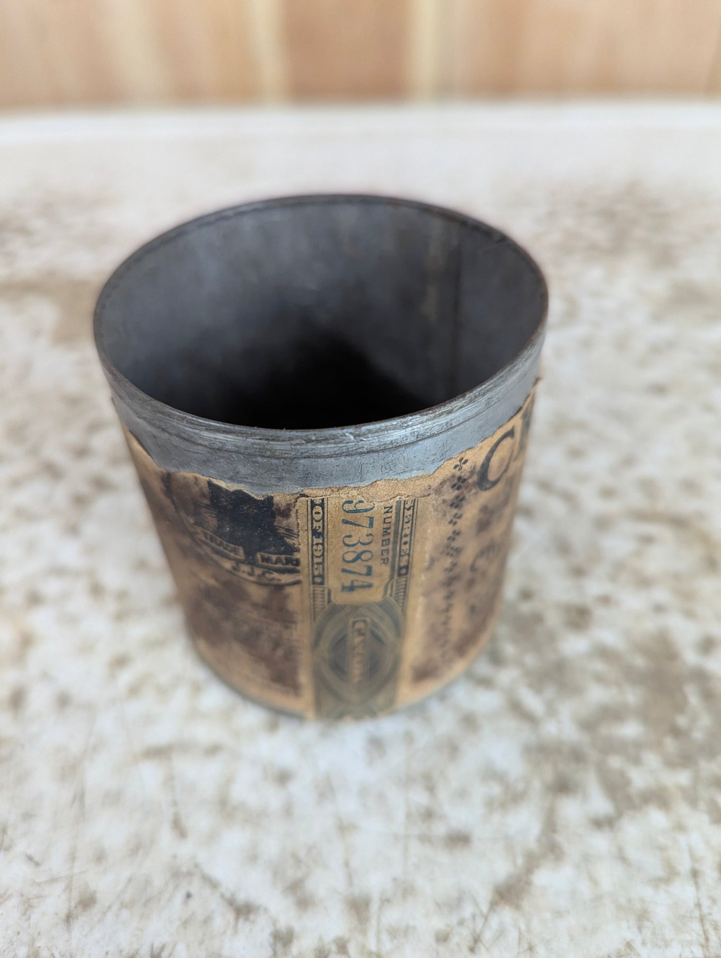 Antique Craven Mixture Tobacco Tin Can (no lid) - view 3