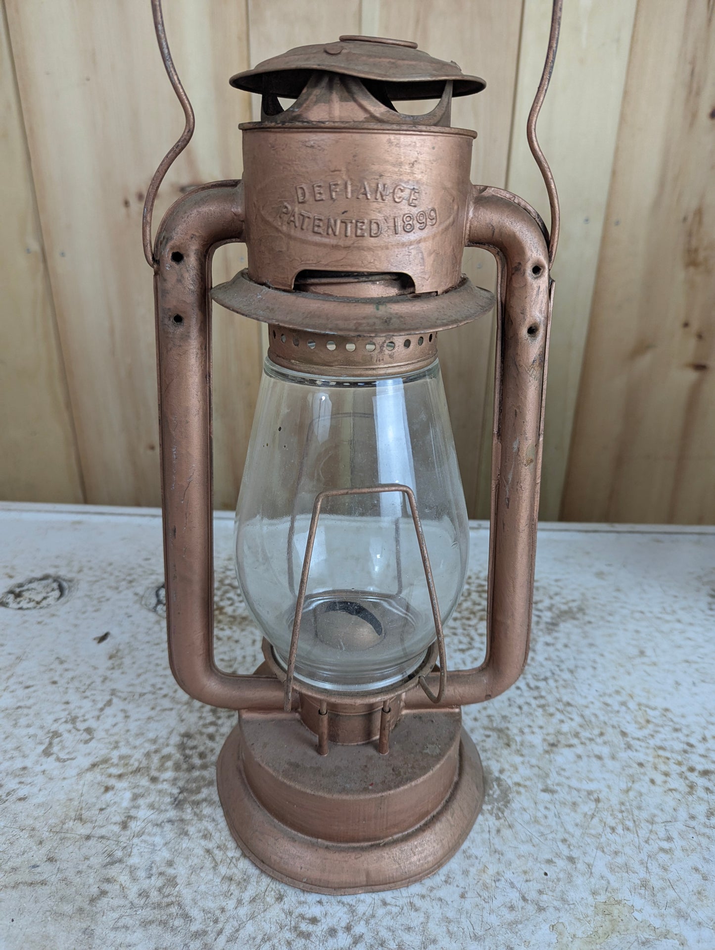 Antique Defiance Cold Blast Oil Lantern