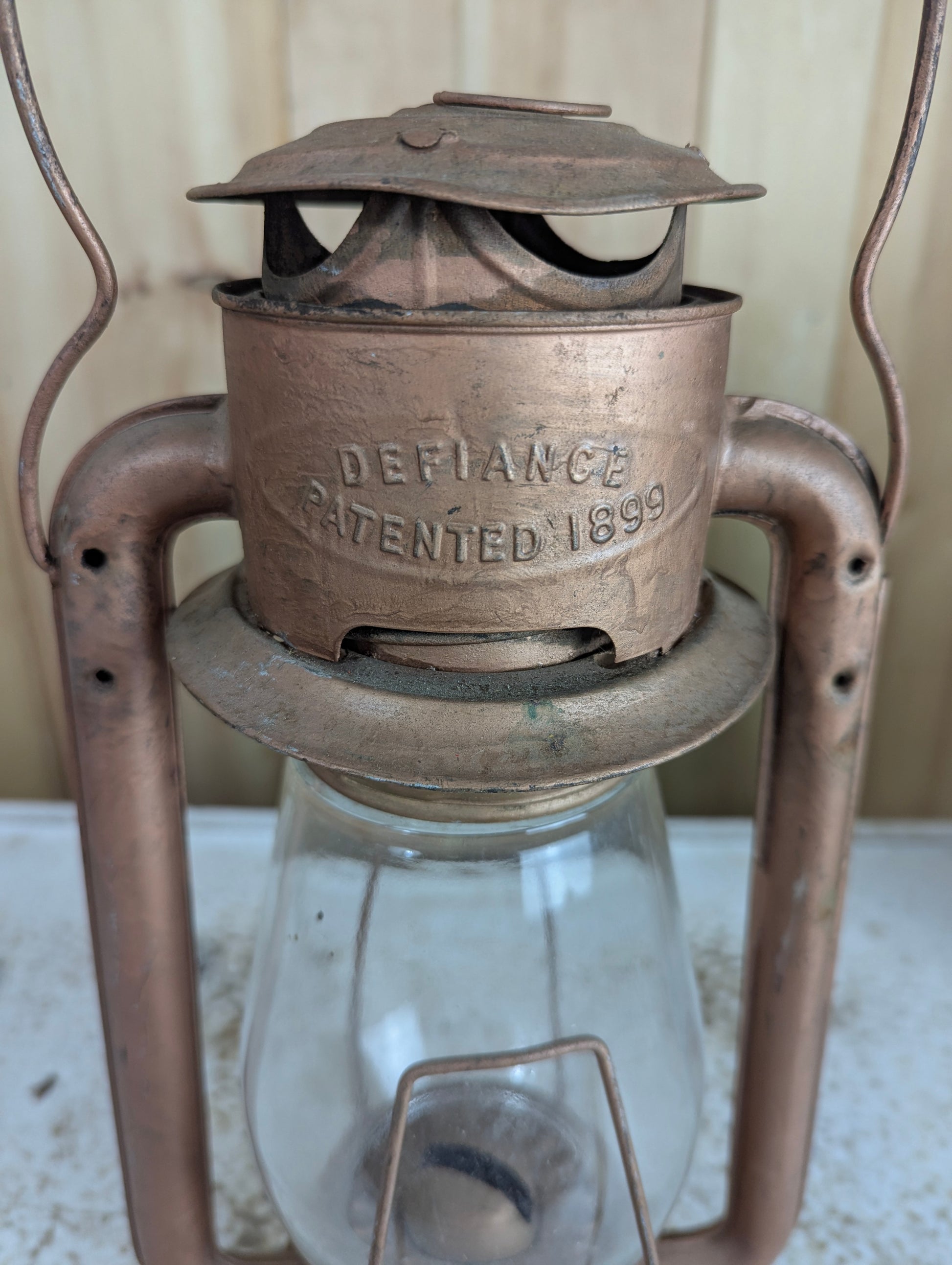 Antique Defiance Cold Blast Oil Lantern - view 2