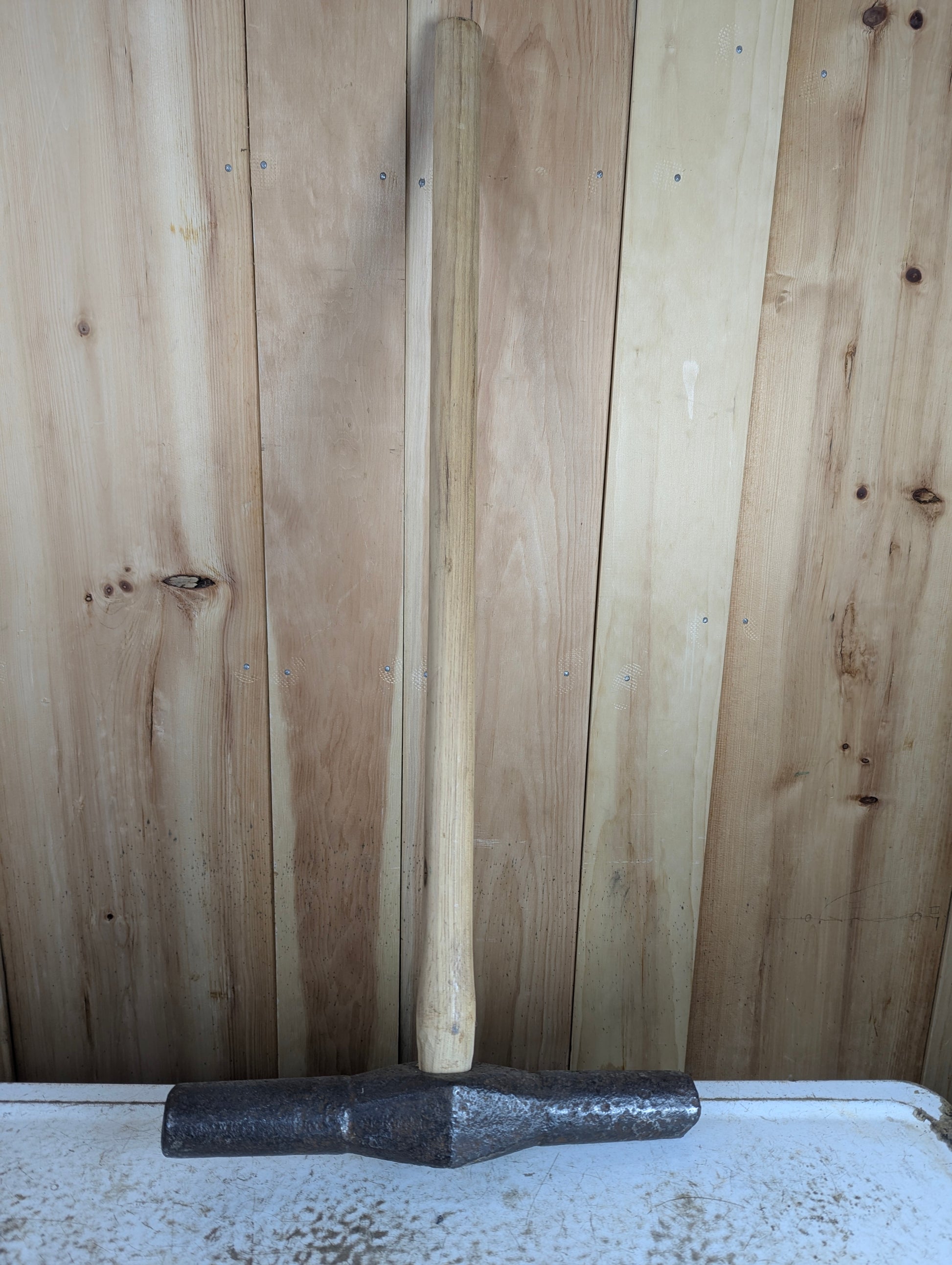 Antique Double Headed 36" Railroad Spike Maul Sledge Hammer