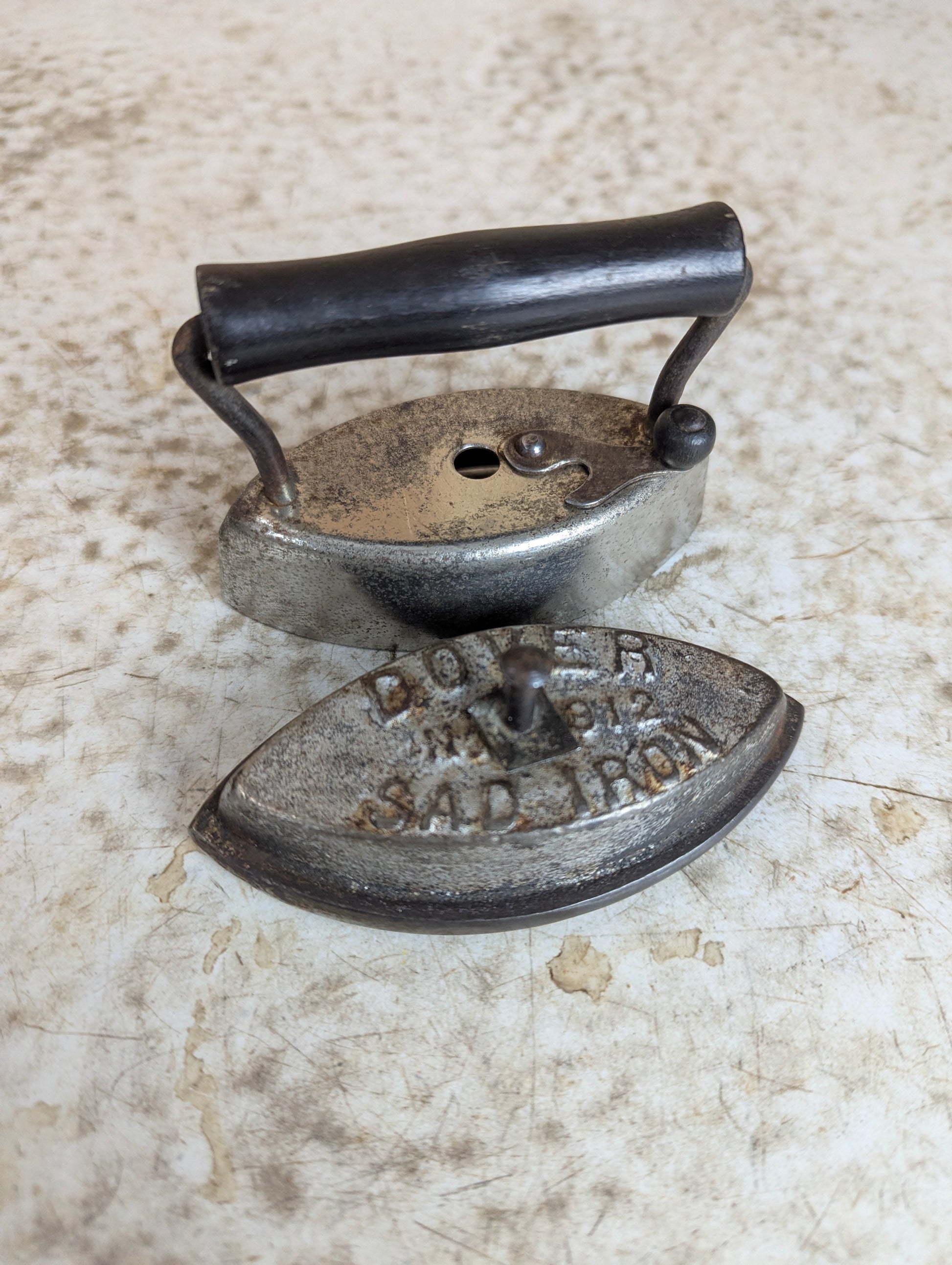 Antique Dover 912 Child's Sad Iron - view 5