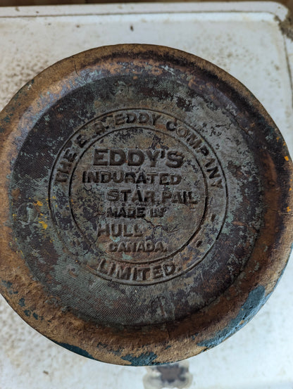 Antique Eddy's Indurated Fibre Star Pail - view 4