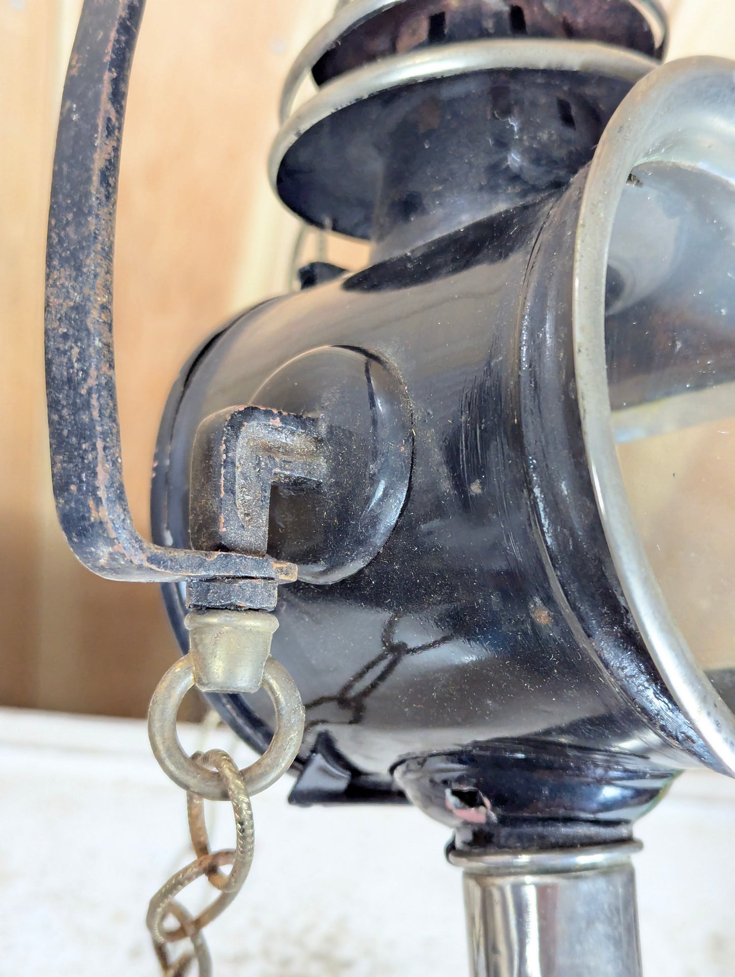 Antique Fairbanks Lavender & Son Carriage Coach Lamp Lantern - view 6
