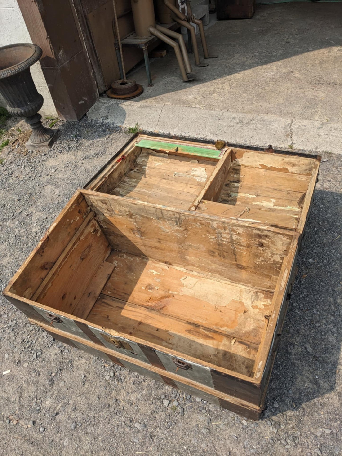 Antique Farmhouse Style Trunk - view 4