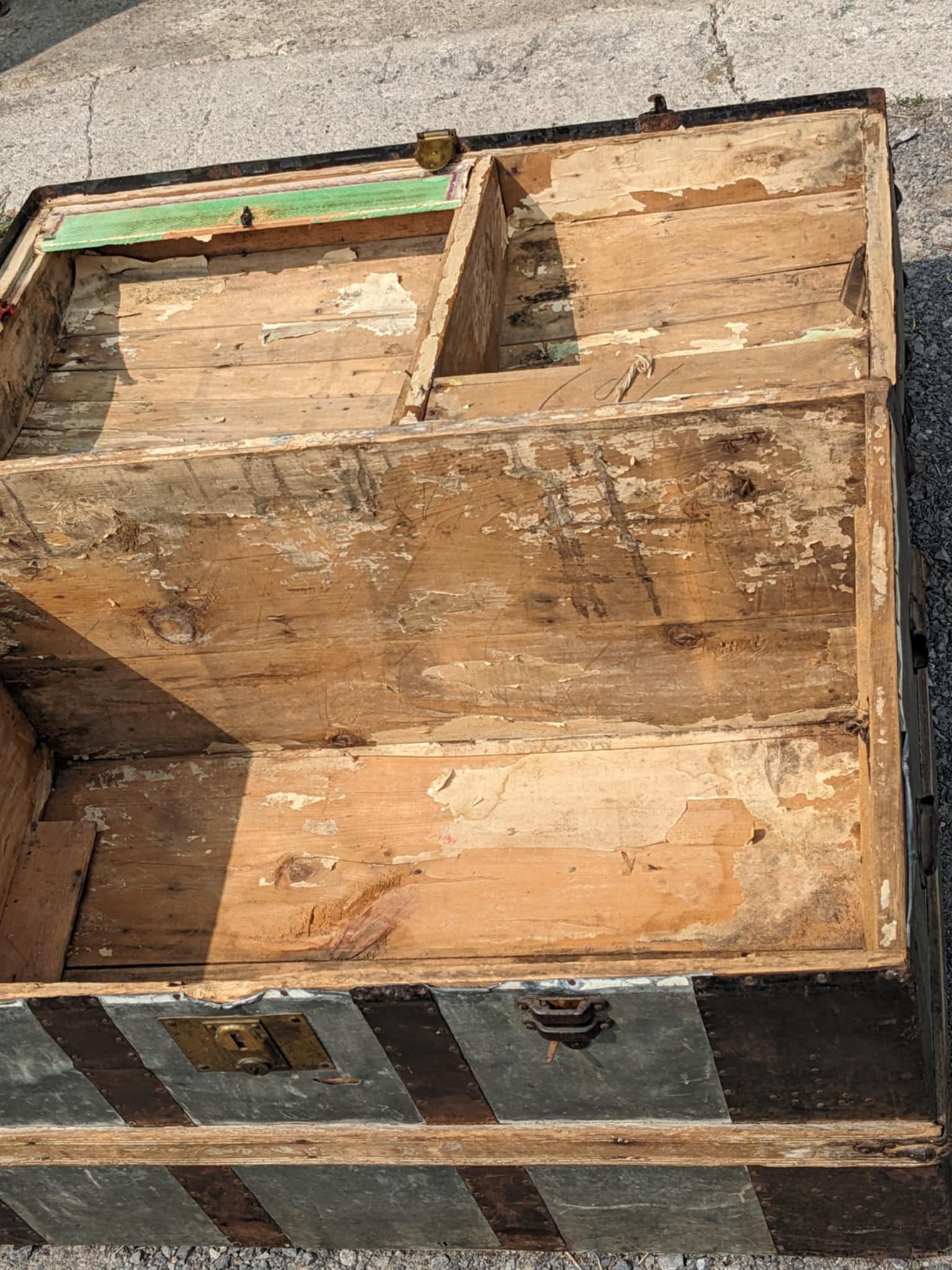 Antique Farmhouse Style Trunk - view 5