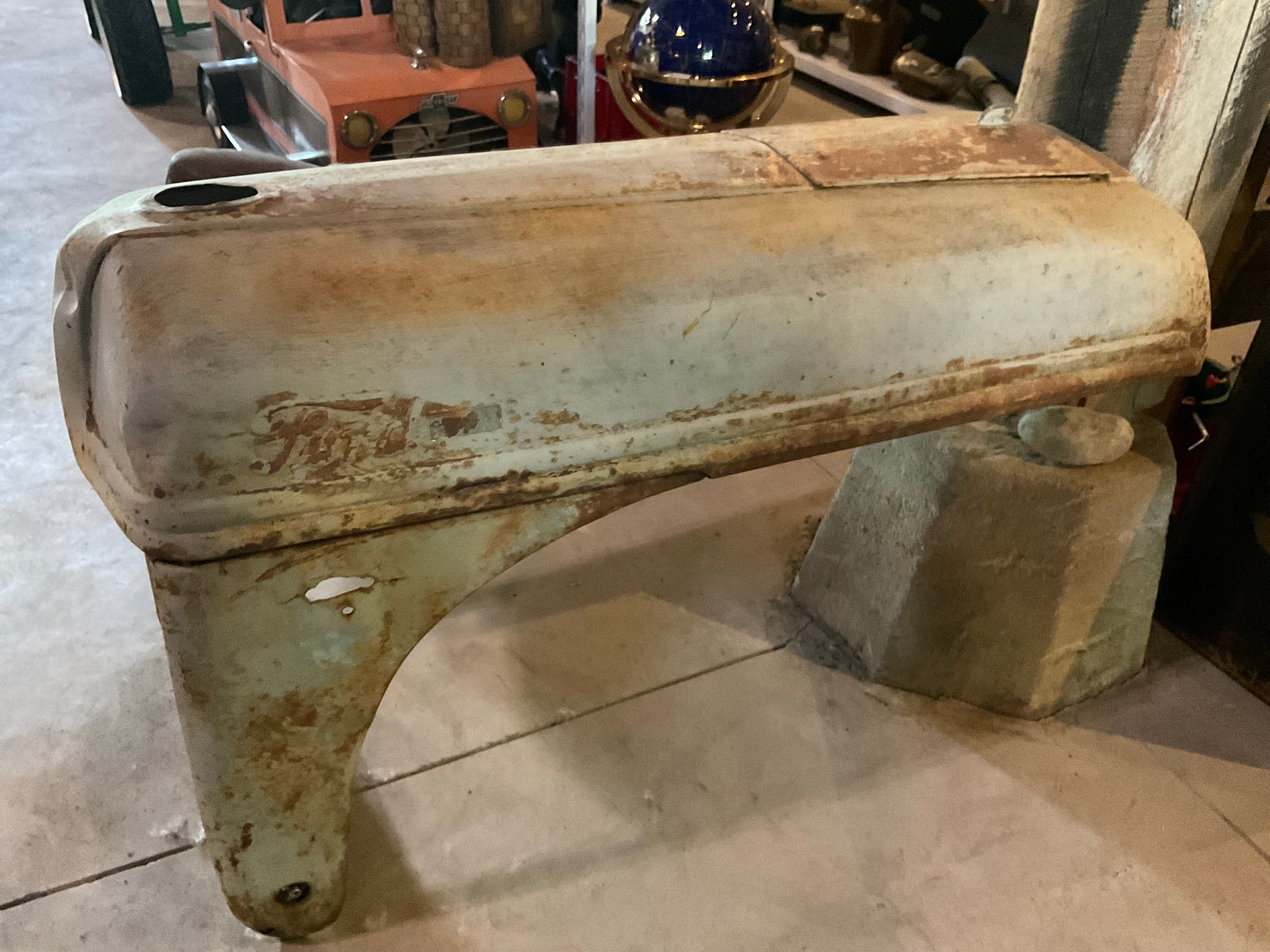 Antique Ford Tractor Hood - view 5