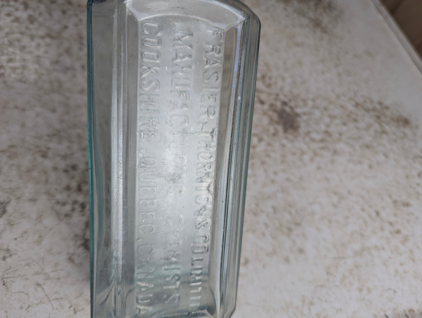 Antique Fraiser, Thorton & Co. Limited Cookshire, Quebec Patent Medicine Bottle - view 2