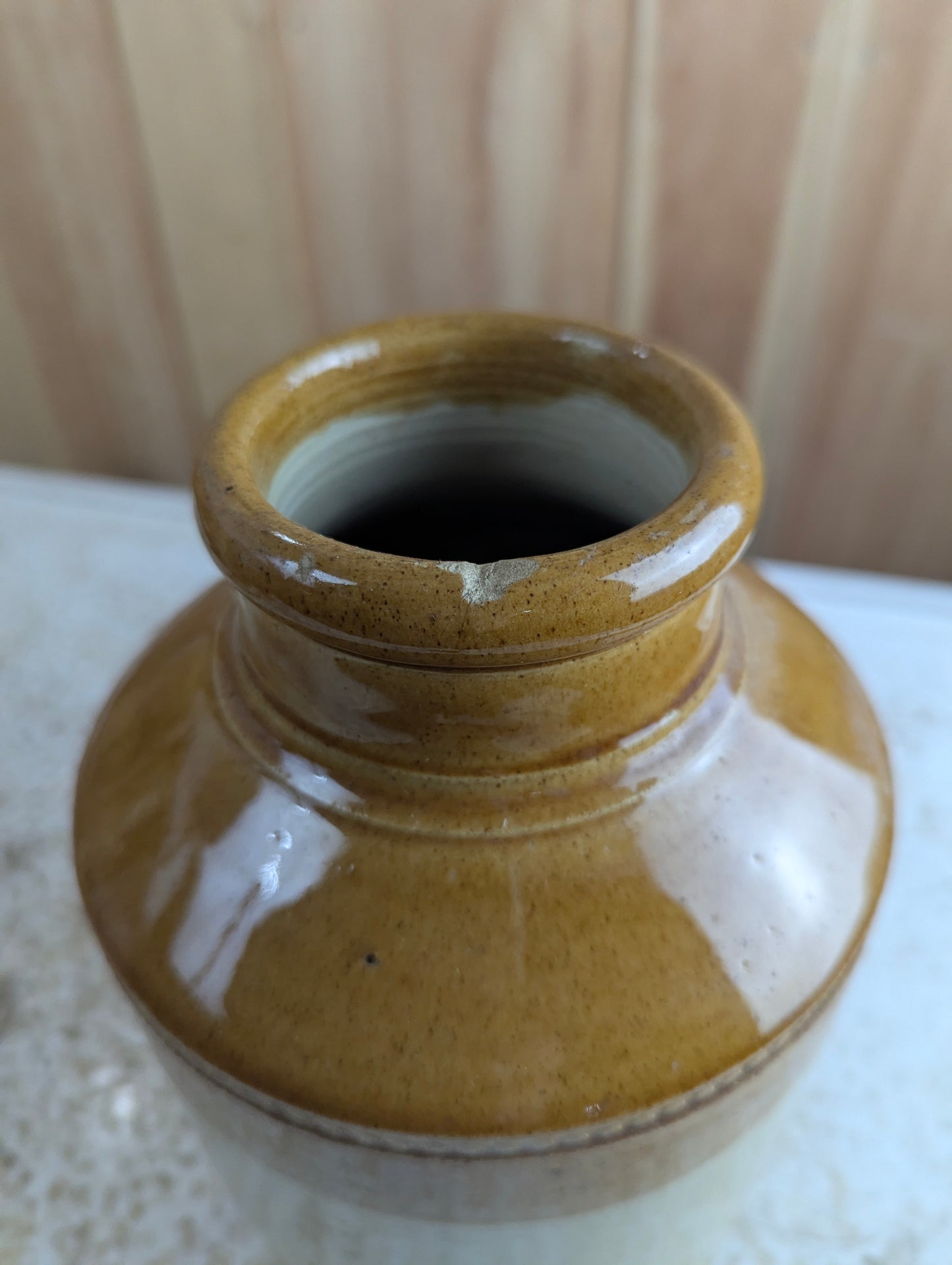Antique George Skey Style Stoneware Crock - view 2