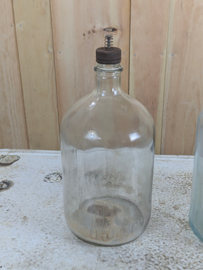 Antique Glass Fuel Jars - view 3