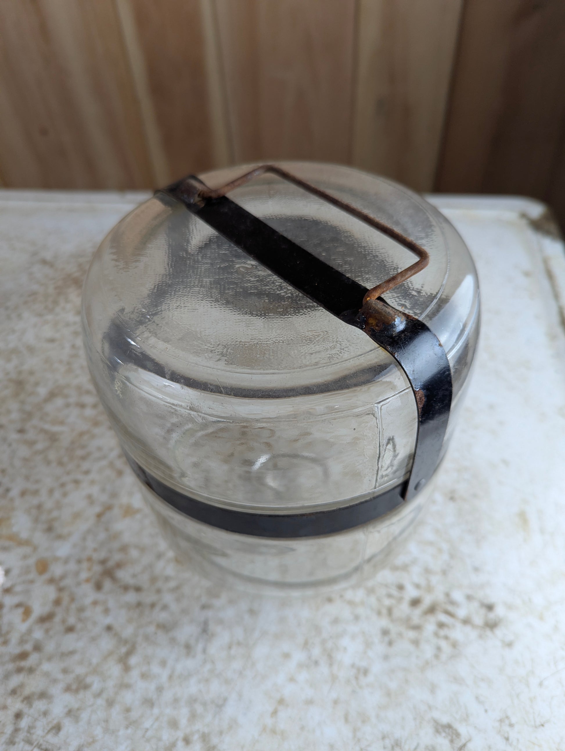 Antique Glass Kerosene Jug - No Cap - view 2