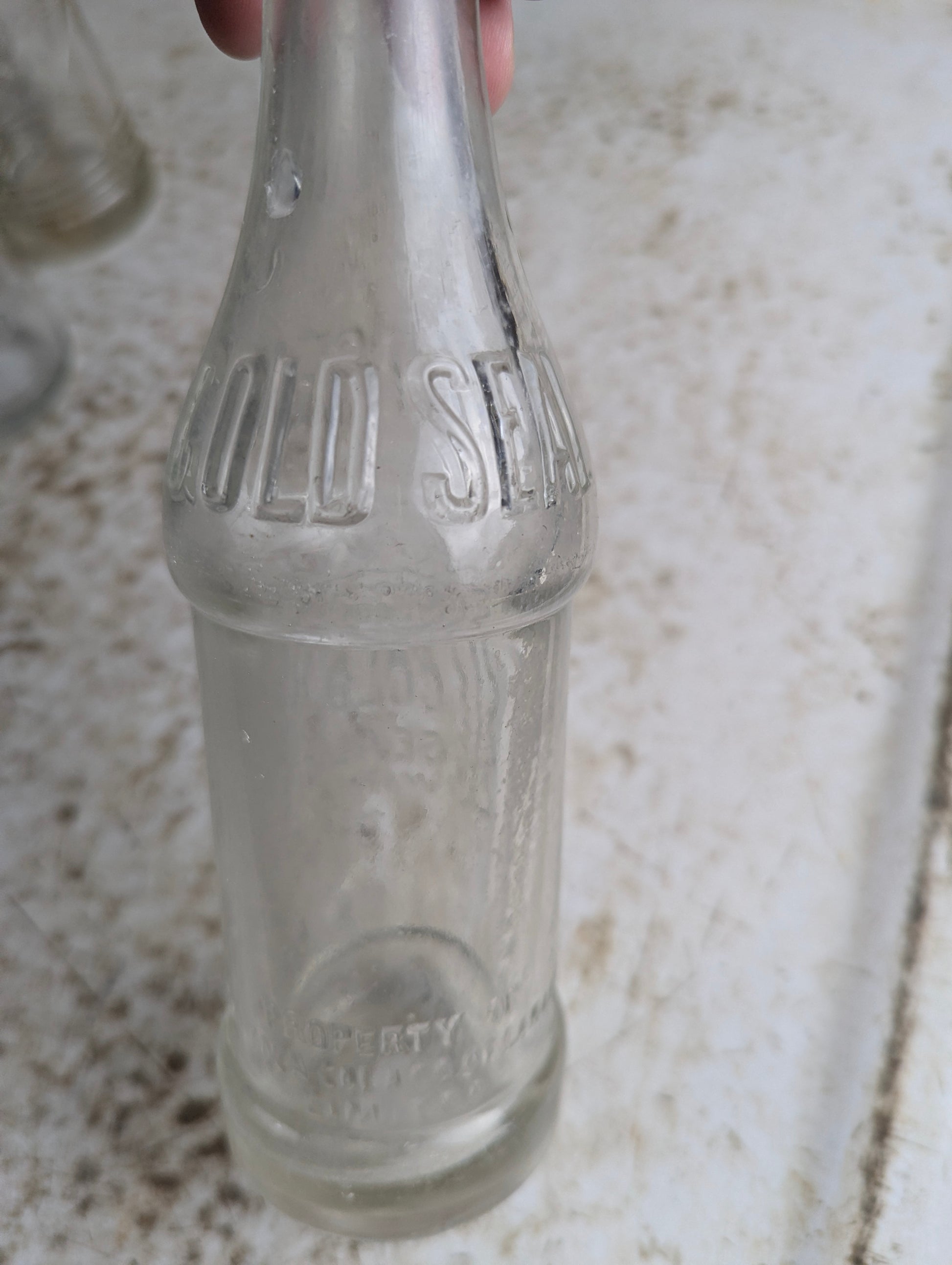 Antique Gold Seal Coca-Cola Canada 6oz Embossed Glass Soda Bottle - view 3