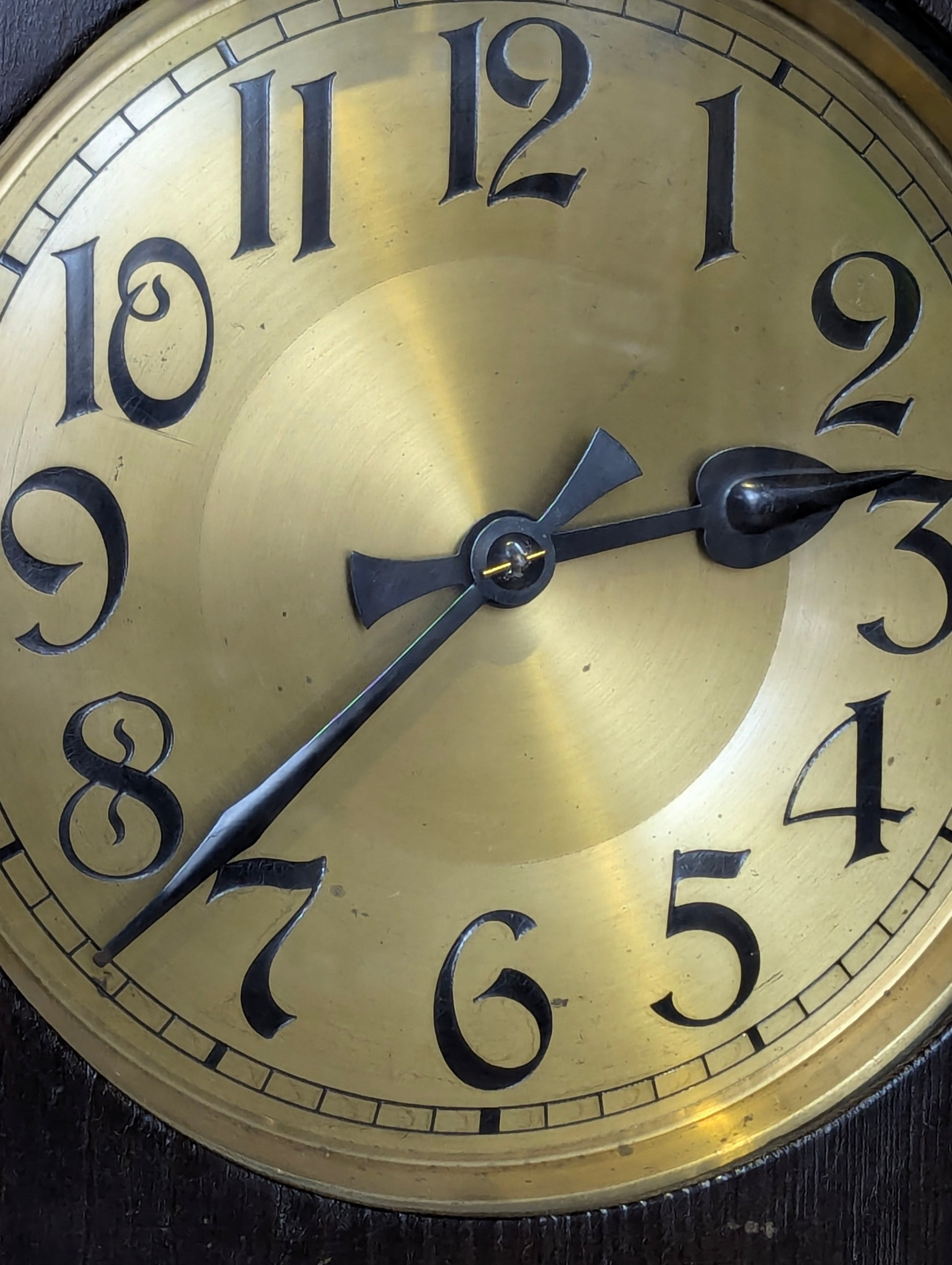 Antique Gustav Becker German Mission Oak Grandfather Clock - view 5