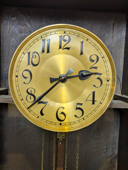 Antique Gustav Becker German Mission Oak Grandfather Clock - view 8