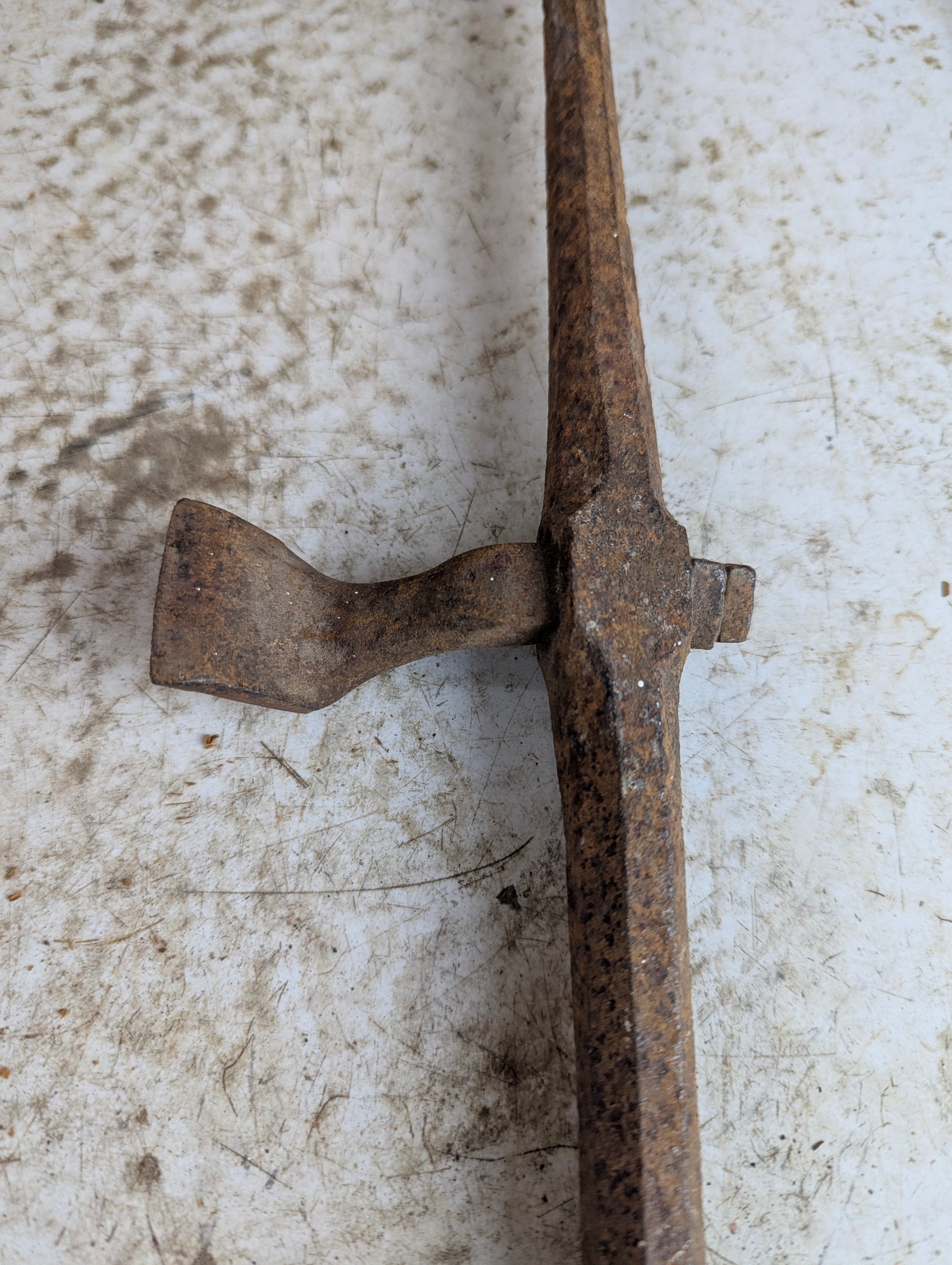 Antique Hand Forged Router Draw Knife - view 2