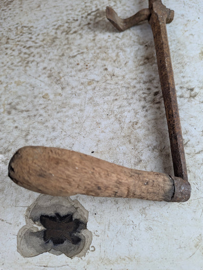 Antique Hand Forged Router Draw Knife - view 4