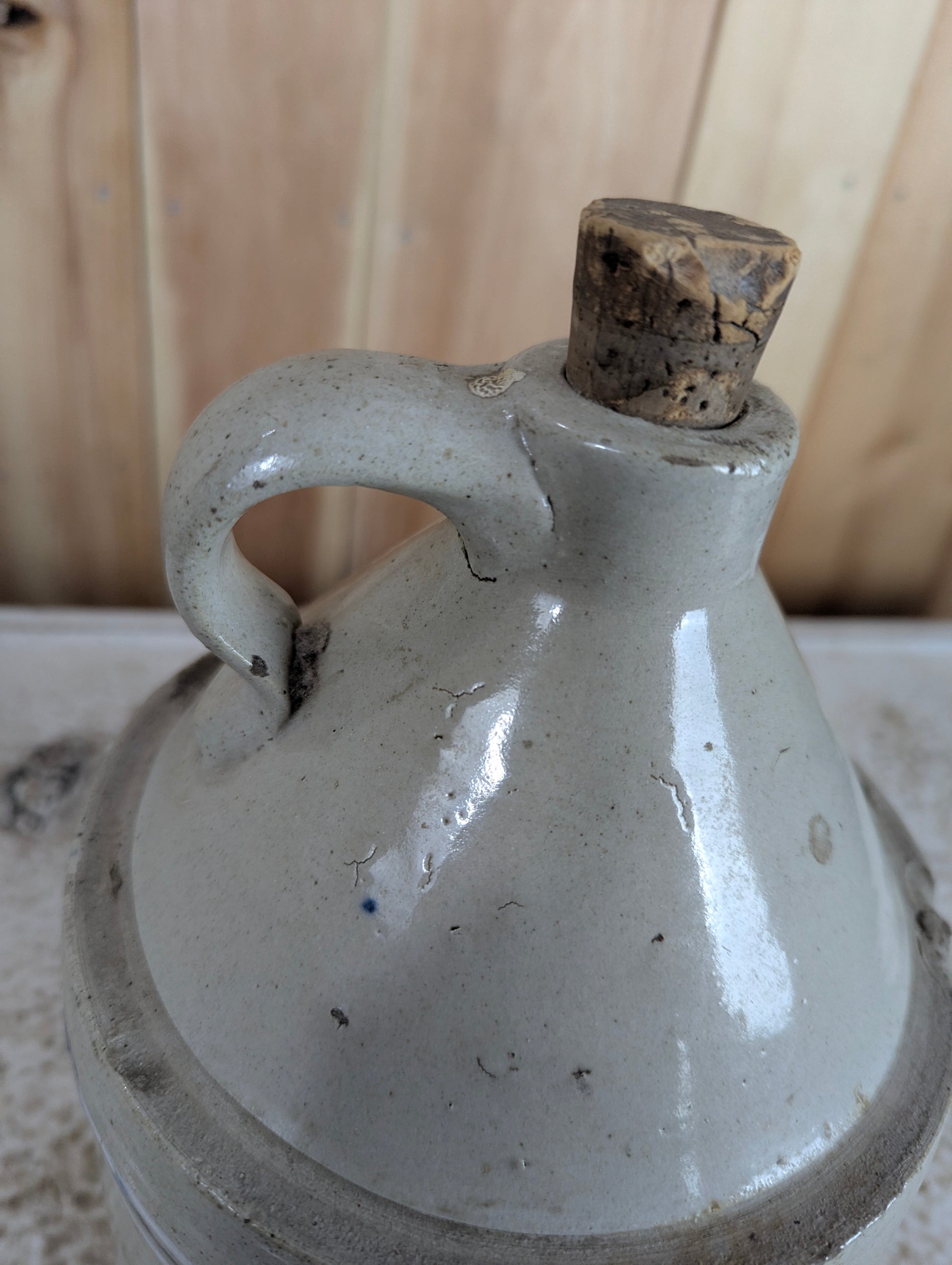 Antique Henry K. Wompole Stoneware Chemist Jug - view 6