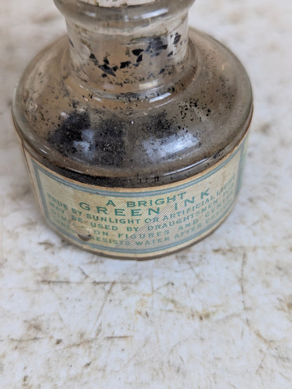 Antique Higgins Waterproof Ink Glass Bottles - view 5