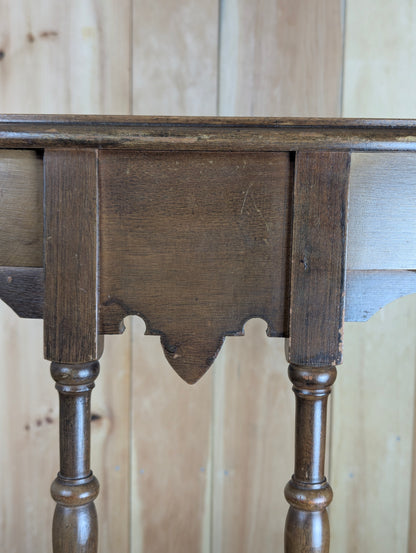 Antique Hilton Half Moon Side Table - view 2