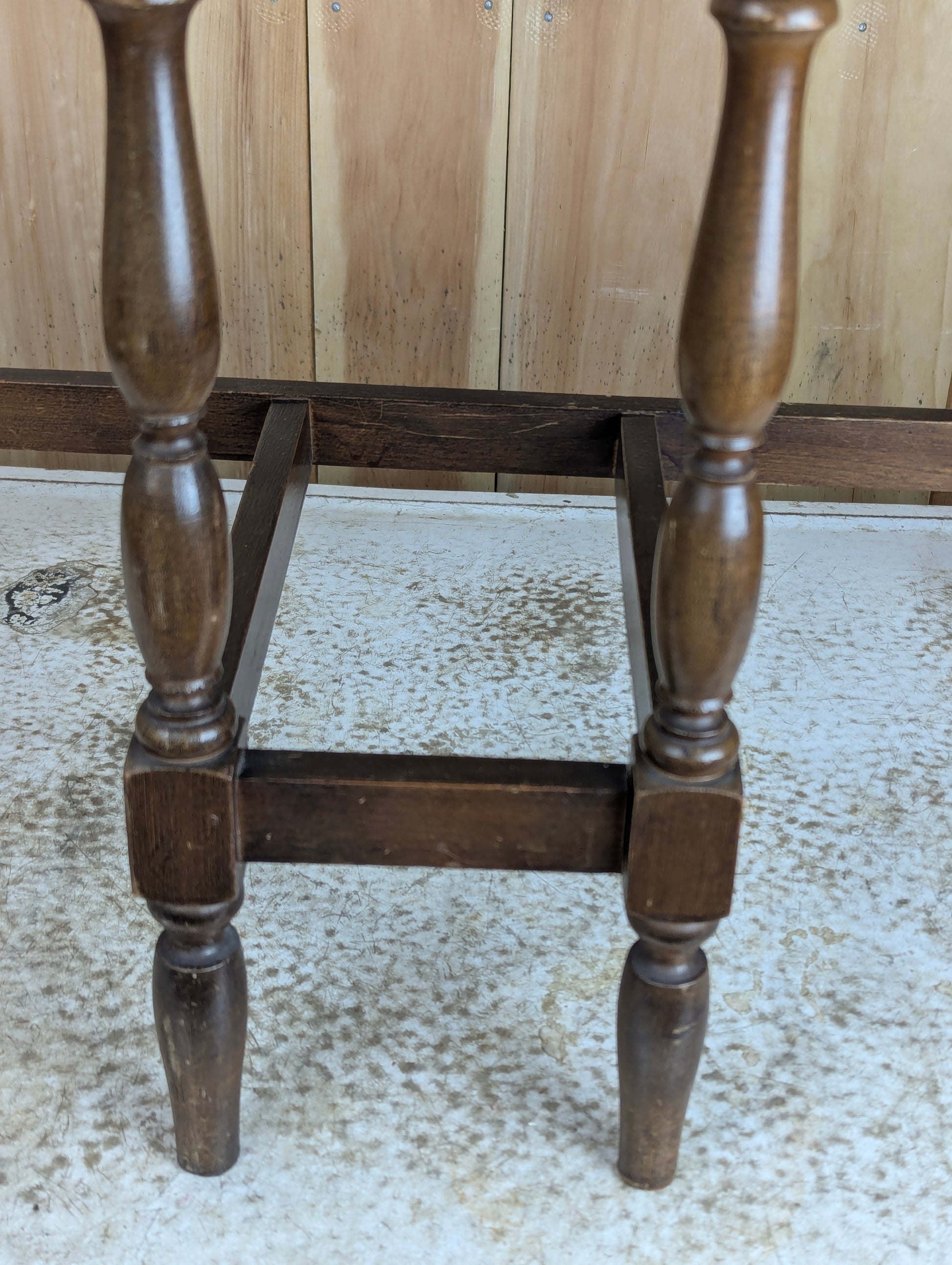 Antique Hilton Half Moon Side Table - view 3
