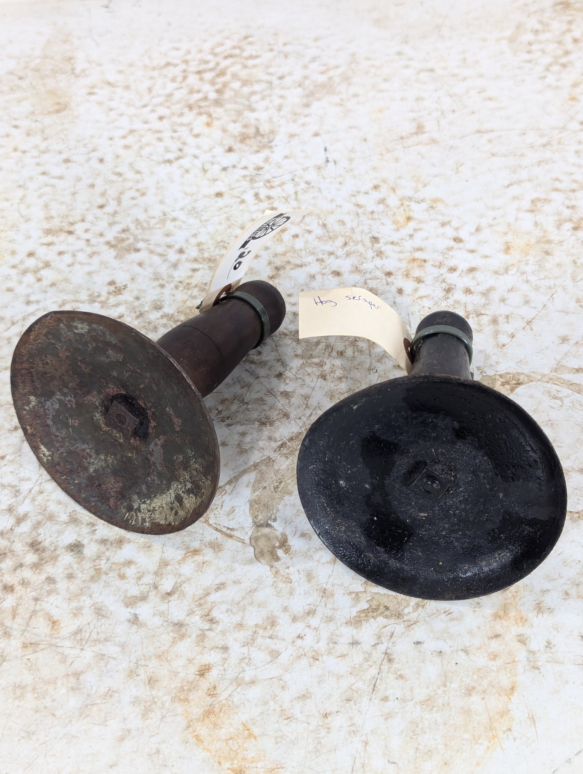 Antique Hog Scraper - view 2