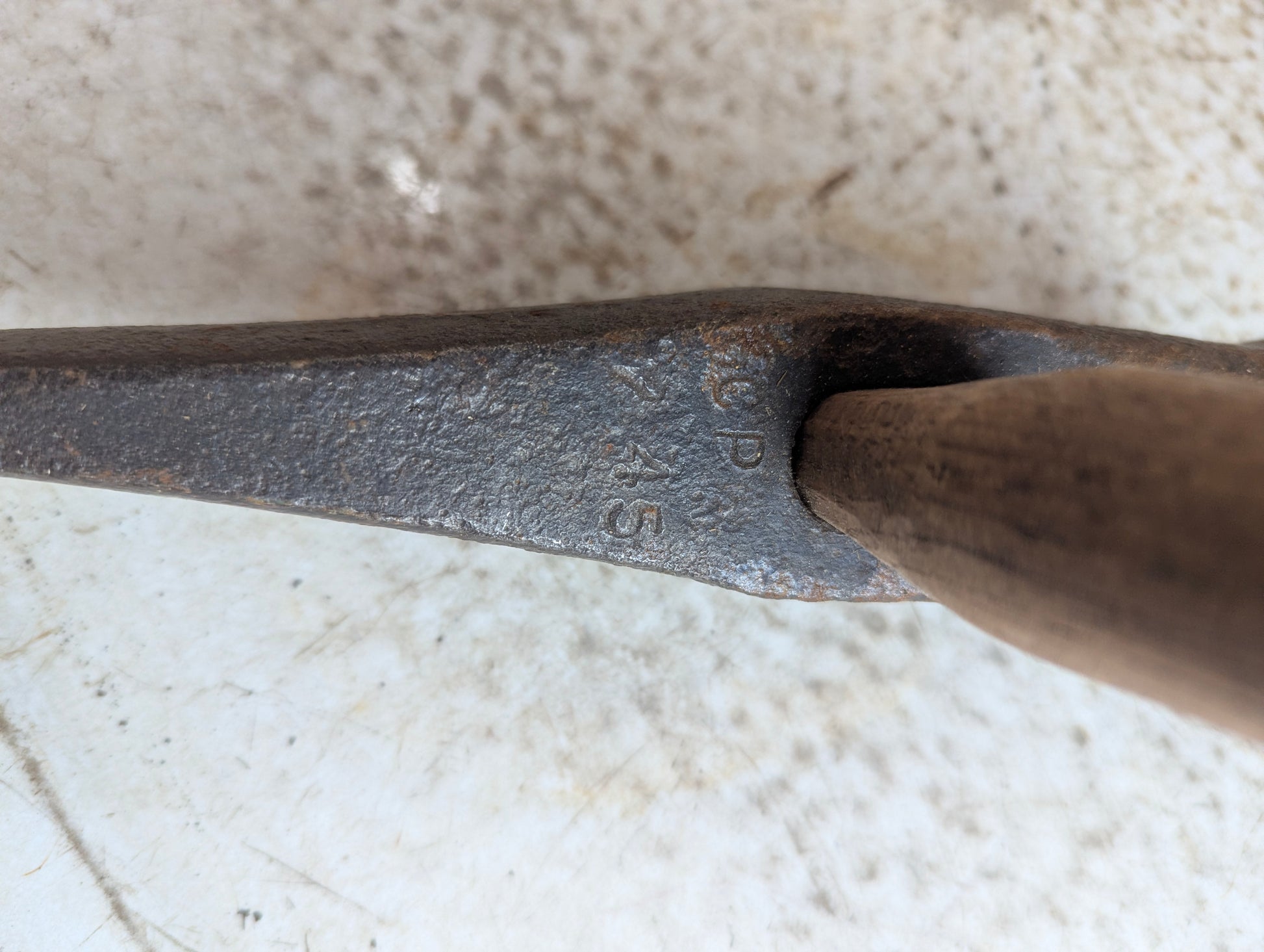 Antique Hubbard CPR 36" Railroad Spike Maul Sledge Hammer - view 2