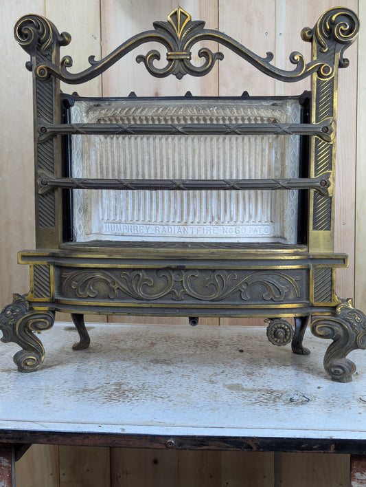 Antique Humphrey Radiantfire Model #60 Gas Fireplace