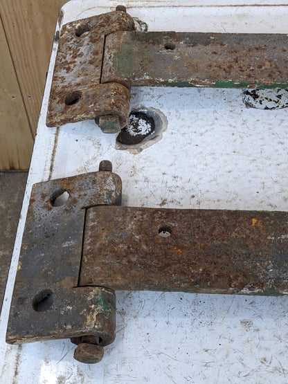Antique Iron Hinges - view 6