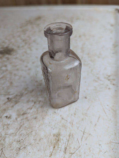 Antique John Taylor & Co. Toronto Manganese Glass Perfume Bottle - view 3