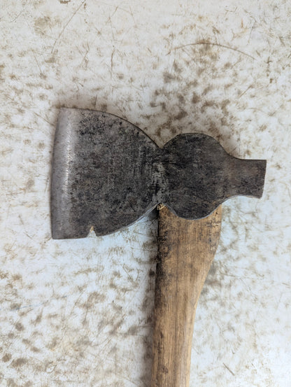 Antique Josiah Fowler Carpenter's Hatchet - view 2