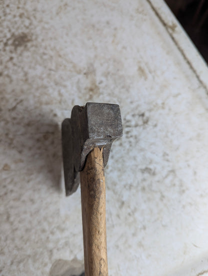 Antique Josiah Fowler Carpenter's Hatchet - view 3