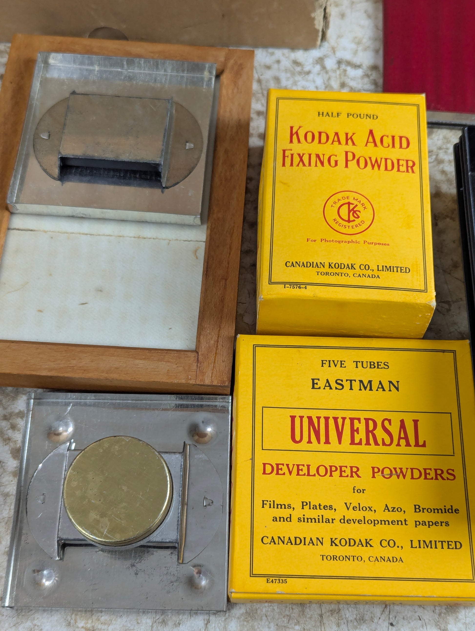 Antique Kodak Developing and Printing Outfit #2 in Original Box - view 2