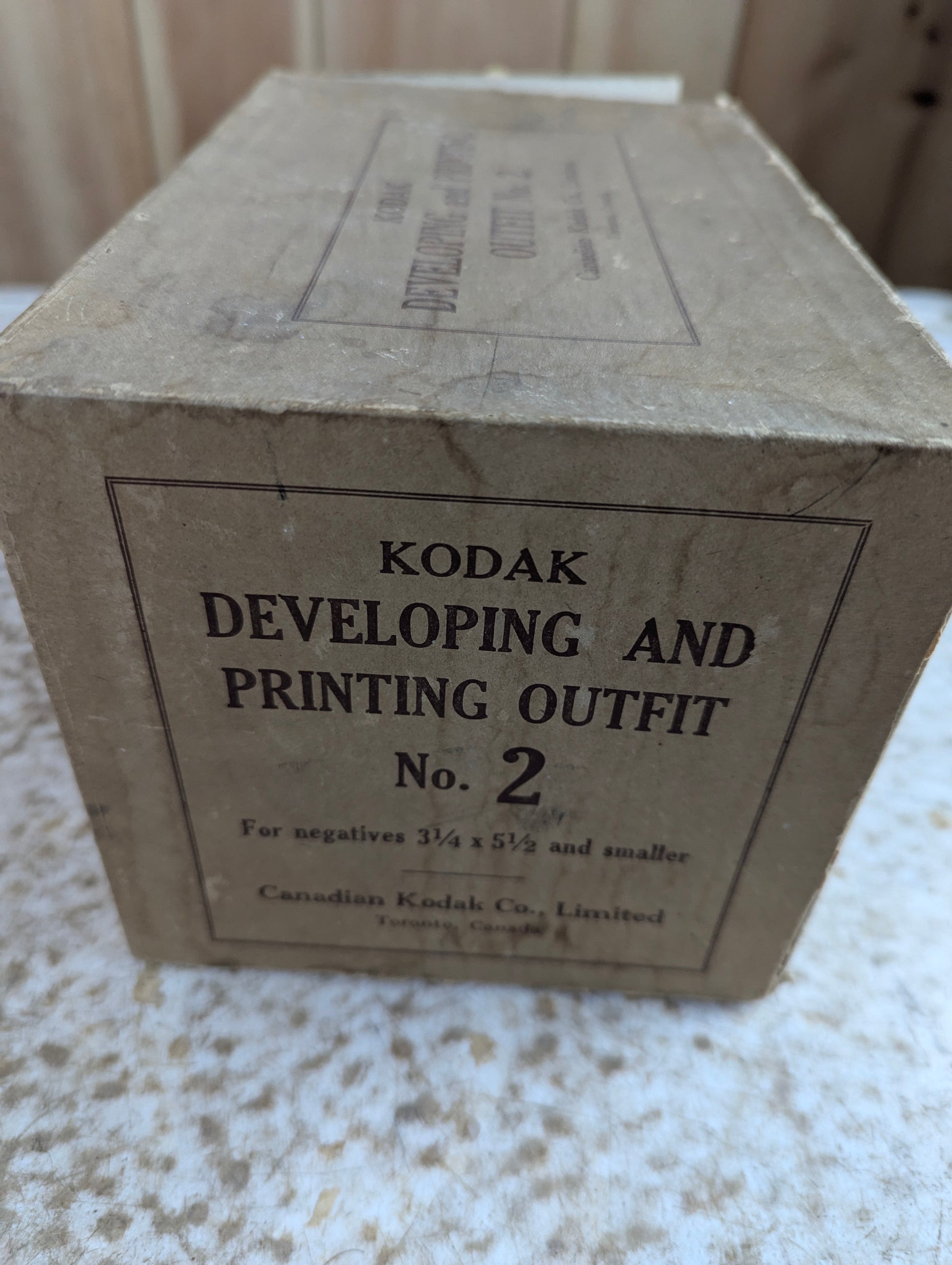 Antique Kodak Developing and Printing Outfit #2 in Original Box - view 9