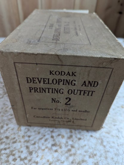 Antique Kodak Developing and Printing Outfit #2 in Original Box - view 9