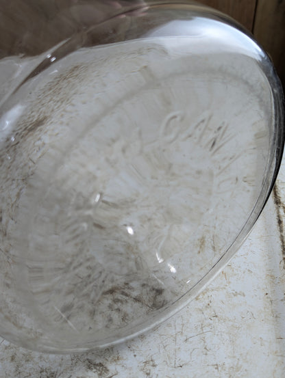 Antique Large Glass Kerosene Stove Fuel Jug - view 3