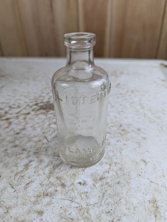 Antique Listerine Lambert Pharmacal Comapny Glass Bottle