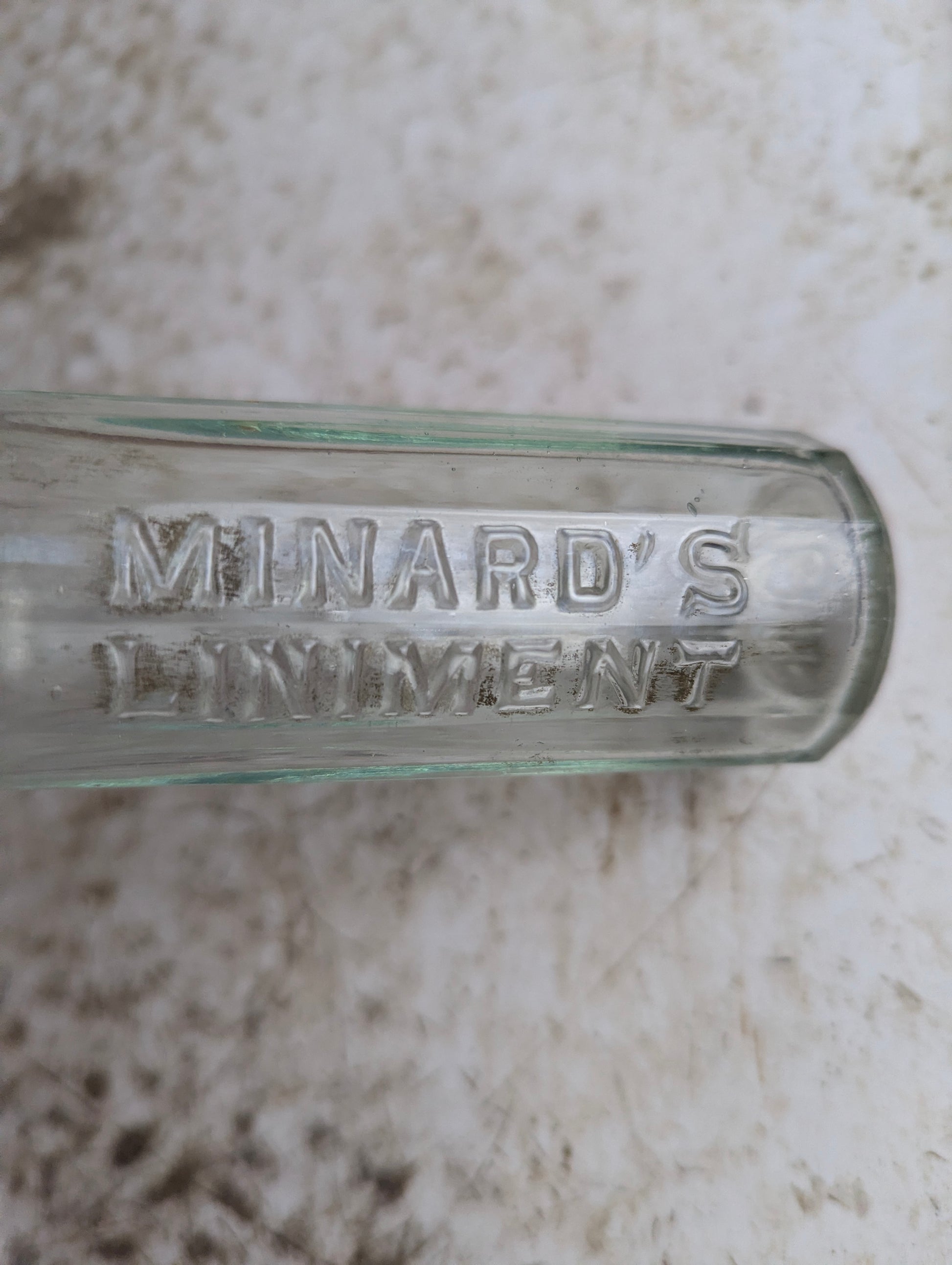 Antique Minard's Liniment Patent Medicine Bottle - view 2